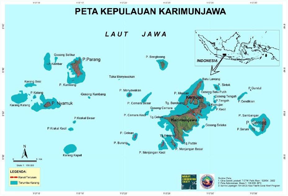 Karimunjawa Island Map